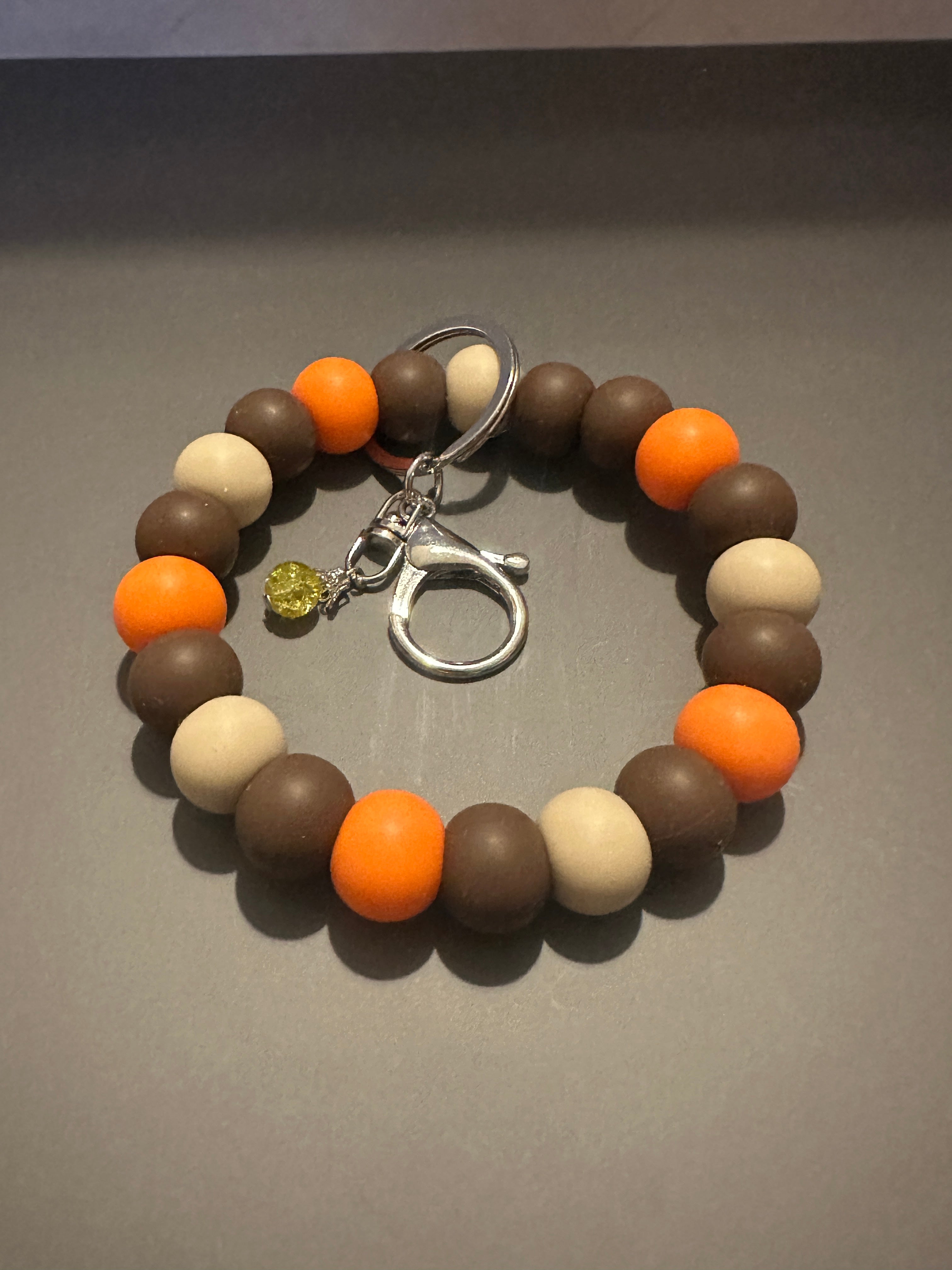 Silicone Beaded Wristlet