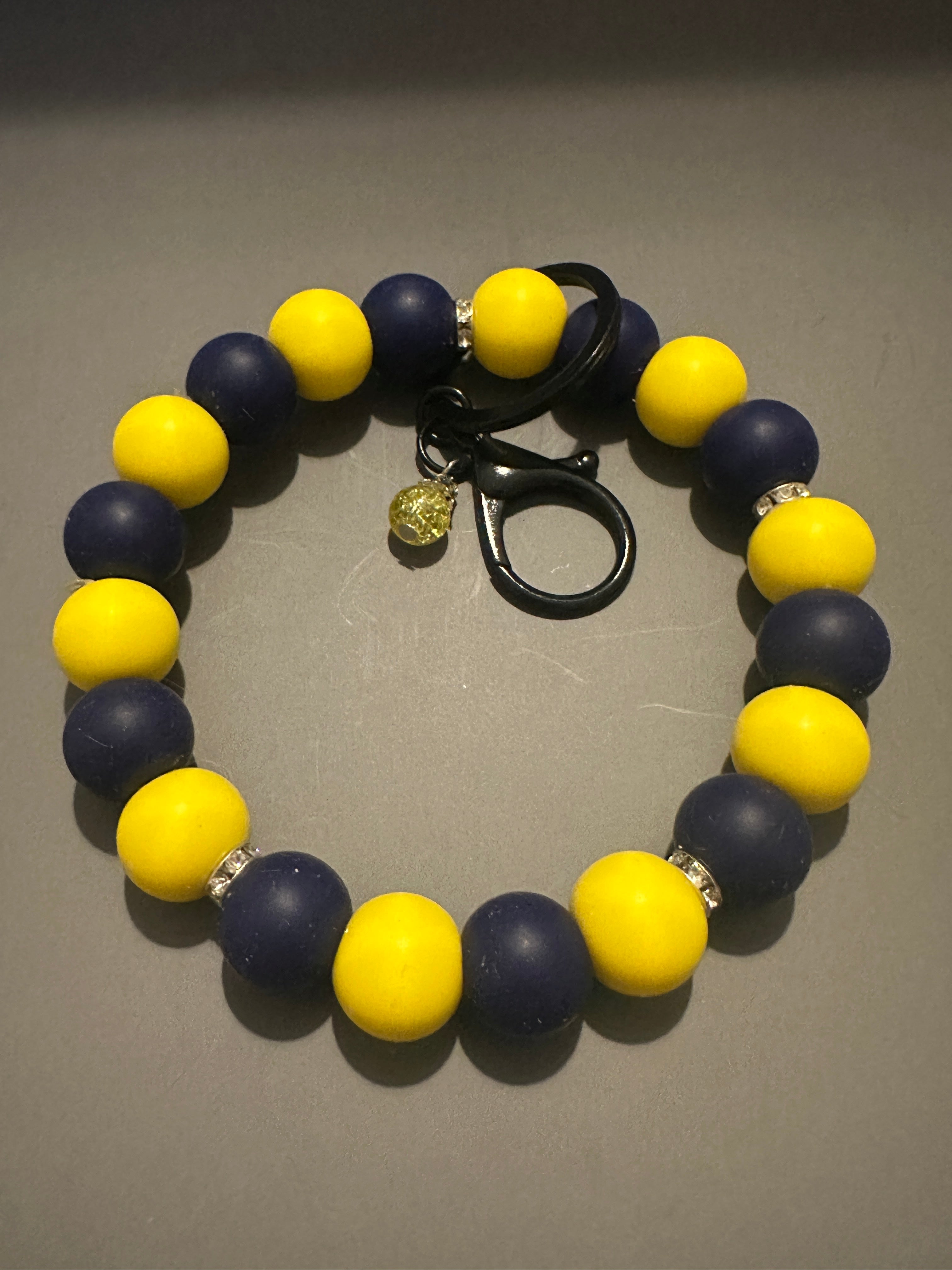 Silicone Beaded Wristlet