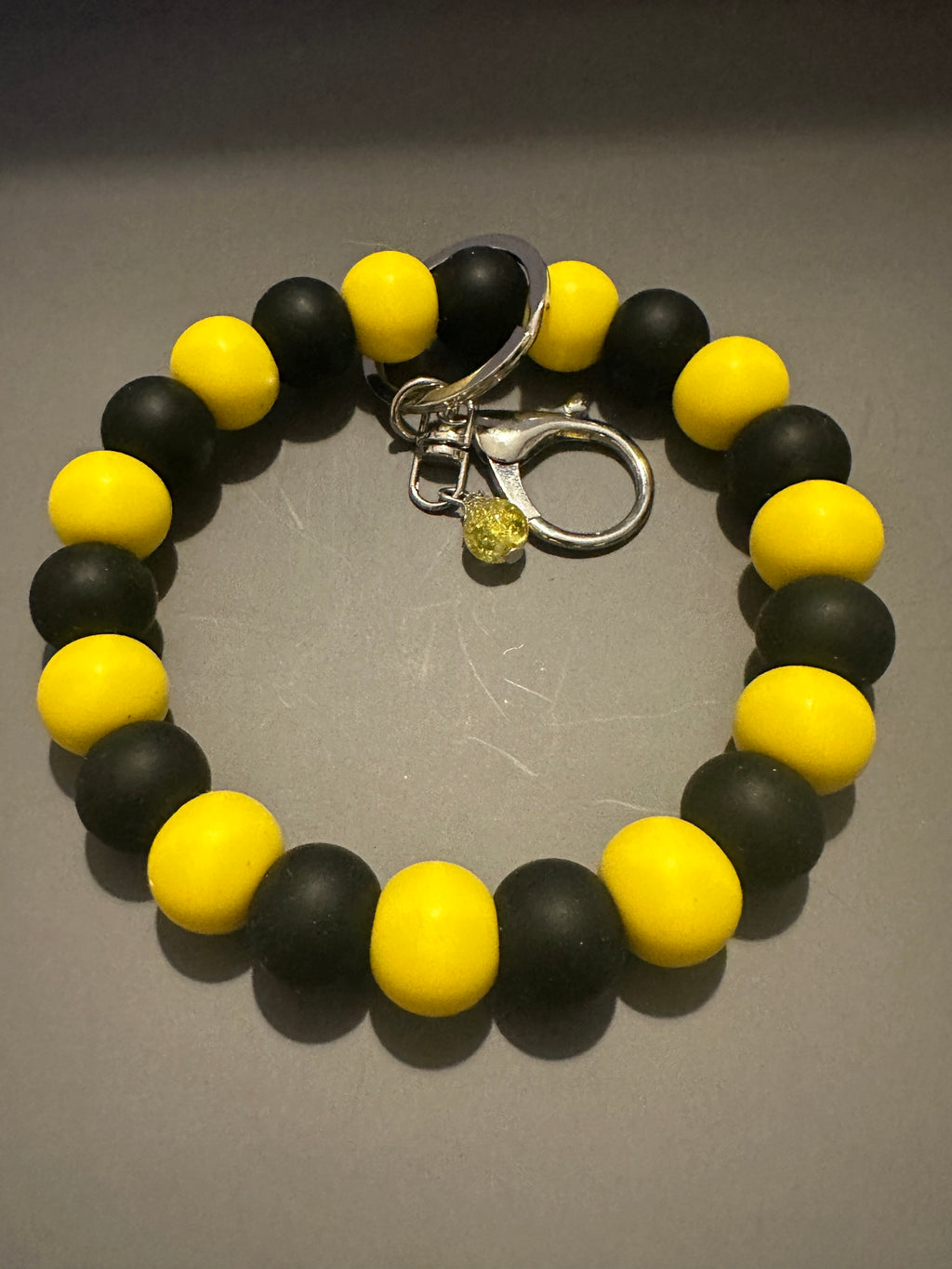 Silicone Beaded Wristlet