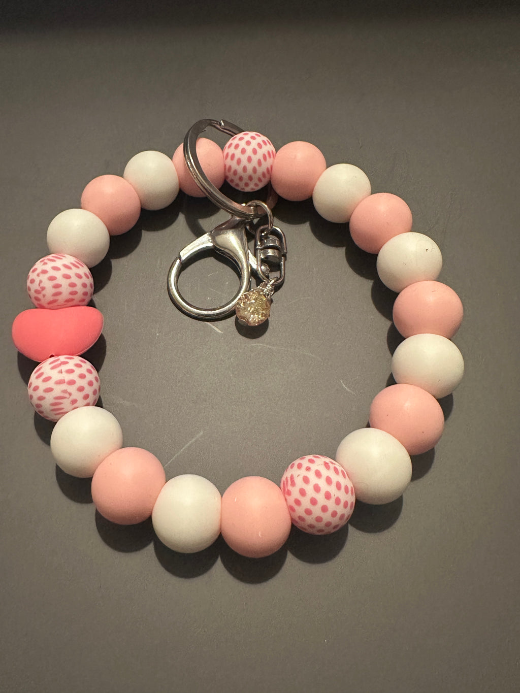 Silicone Beaded Wristlet