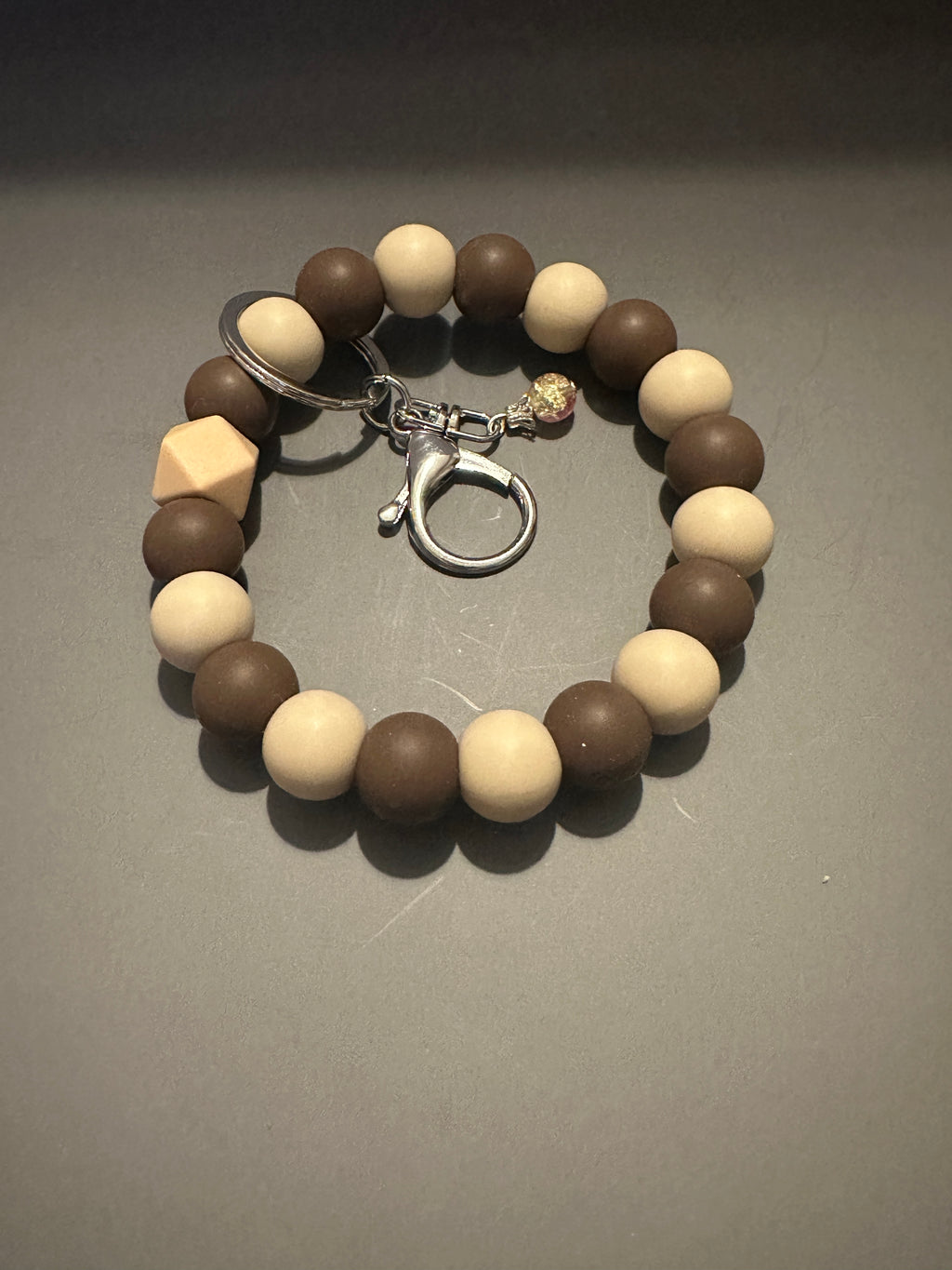 Silicone Beaded Wristlet