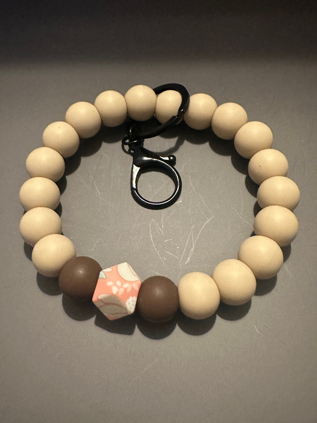 Silicone Beaded Wristlet