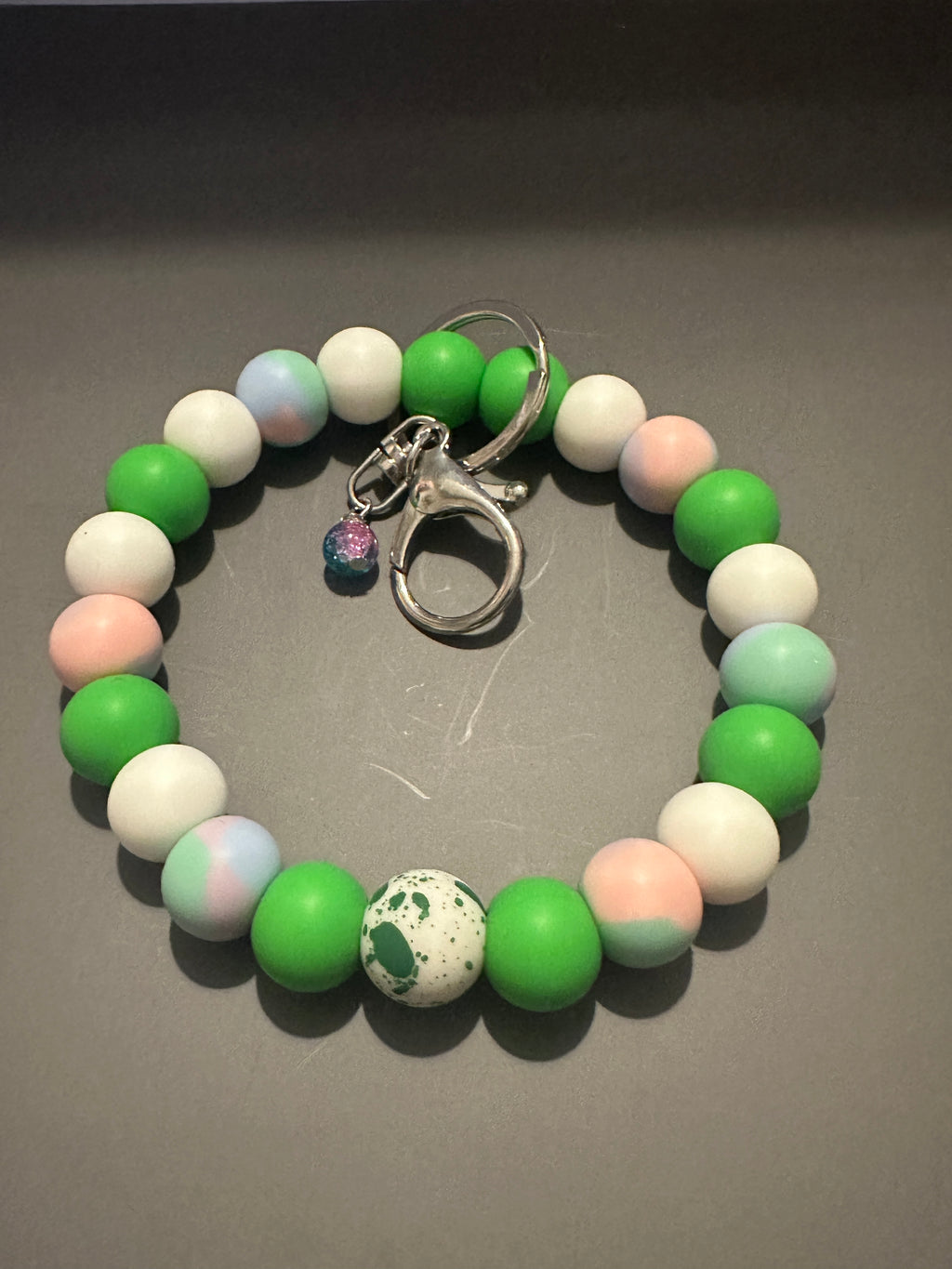 Silicone Beaded Wristlet