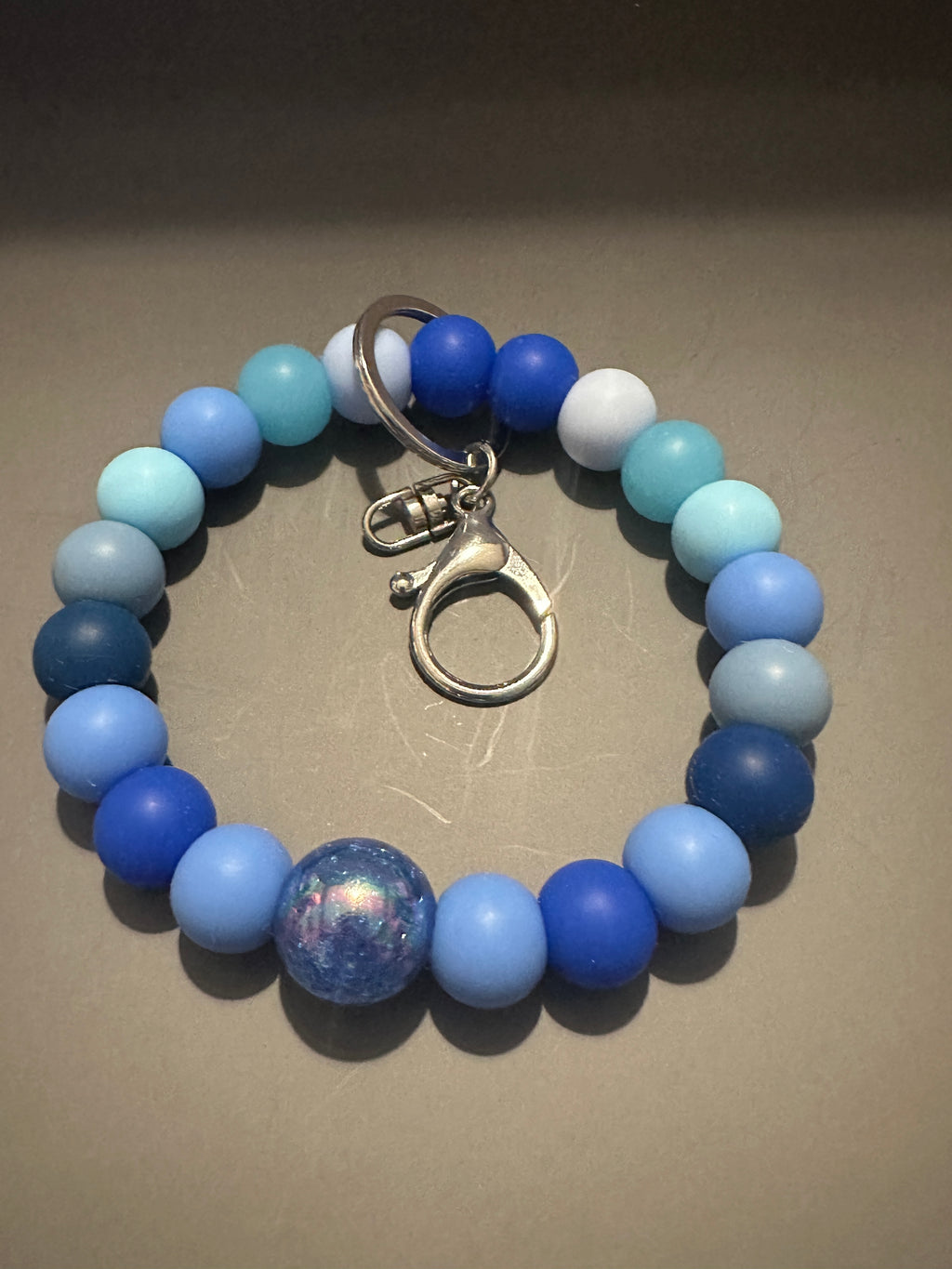 Silicone Beaded Wristlet