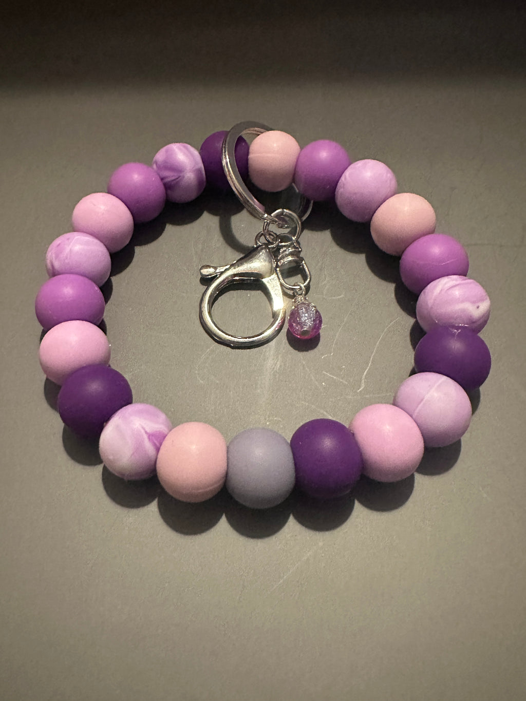 Silicone Beaded Wristlet