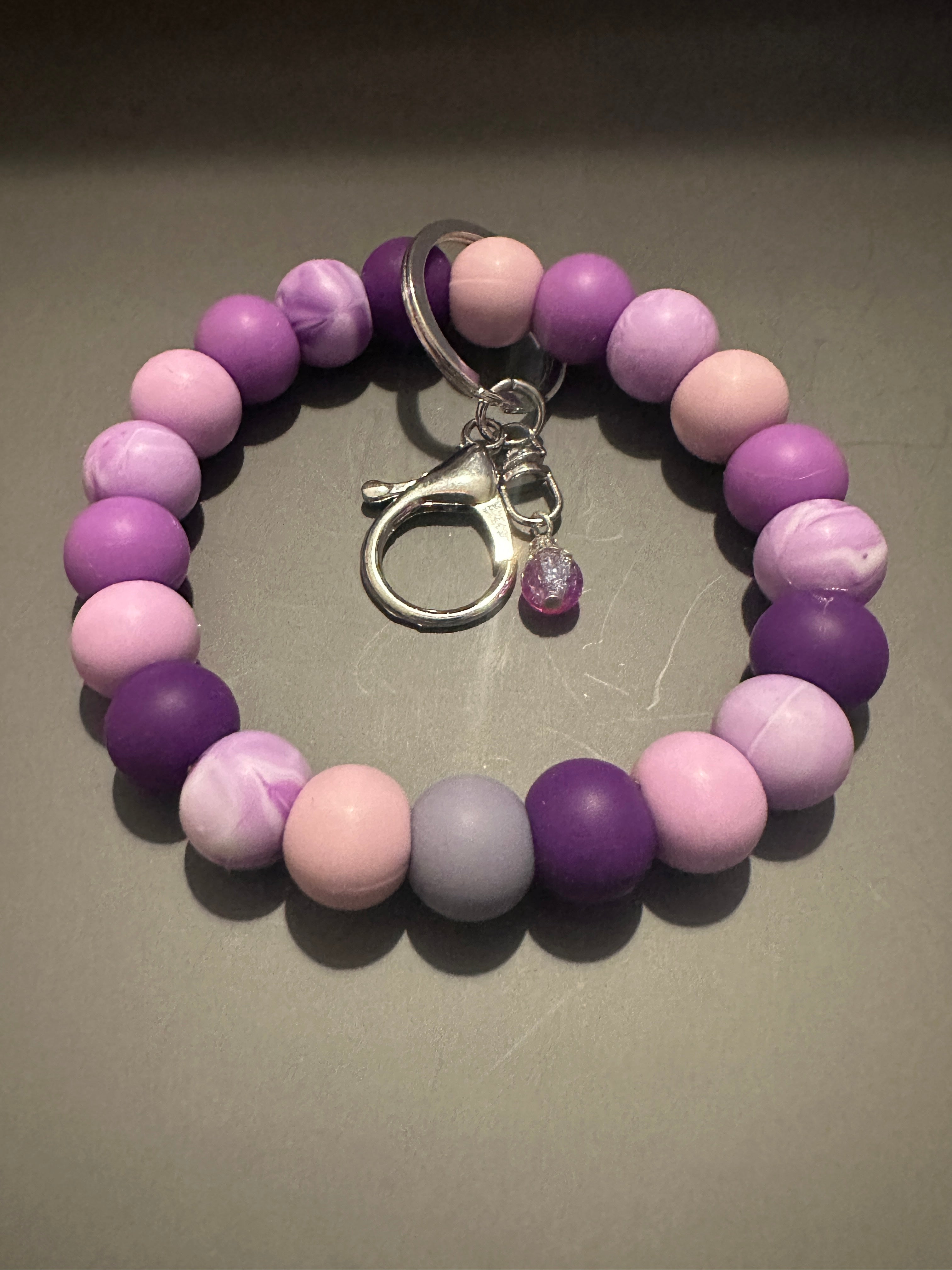 Silicone Beaded Wristlet