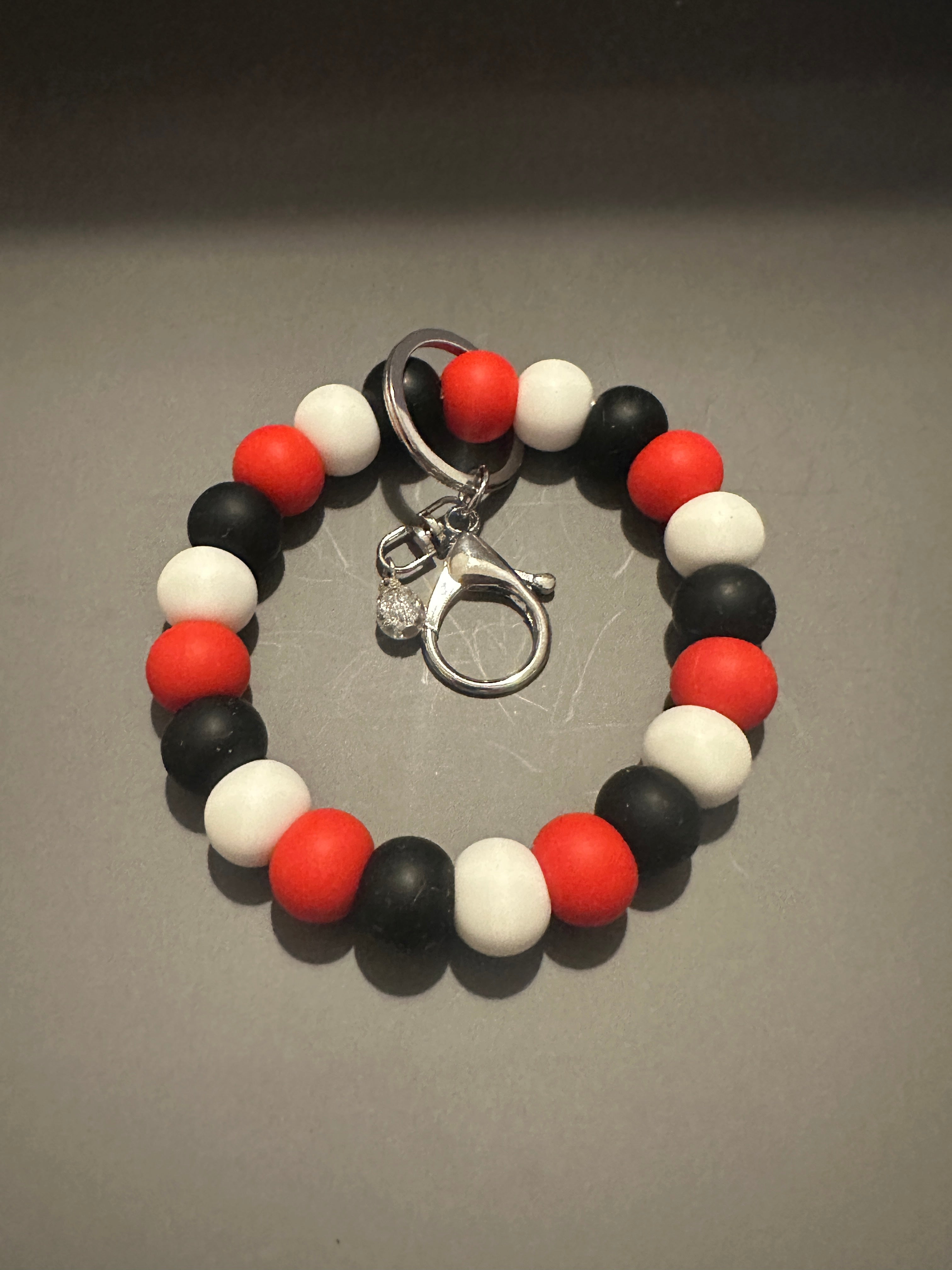 Silicone Beaded Wristlet